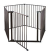 Dogspace Max multi uitbreidbare hondenren en roomdivider met deur - zwart