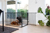 Dogspace Max multi uitbreidbare hondenren met deur - zwart - 105x72x70 cm