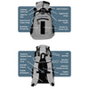 K9 Sport Sack - Plus 2 - Lichtgrijs