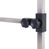 Topmast - Eazygroomer trimtafel - zwart antislip werkblad met dubbele trimarm - 116x61x76 cm